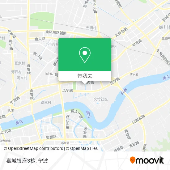 嘉城银座3栋地图