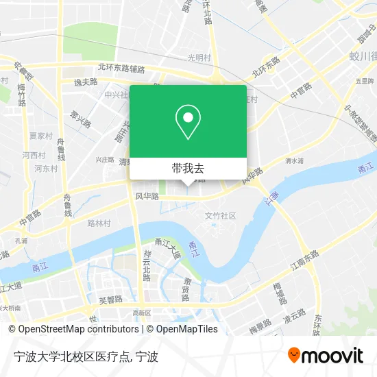 宁波大学北校区医疗点地图