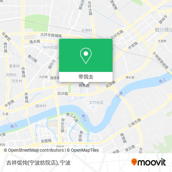 吉祥馄饨(宁波纺院店)地图
