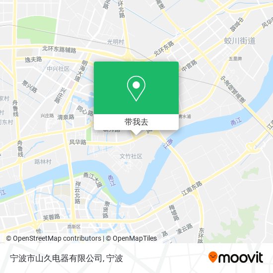 宁波市山久电器有限公司地图