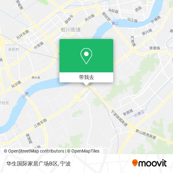 华生国际家居广场B区地图