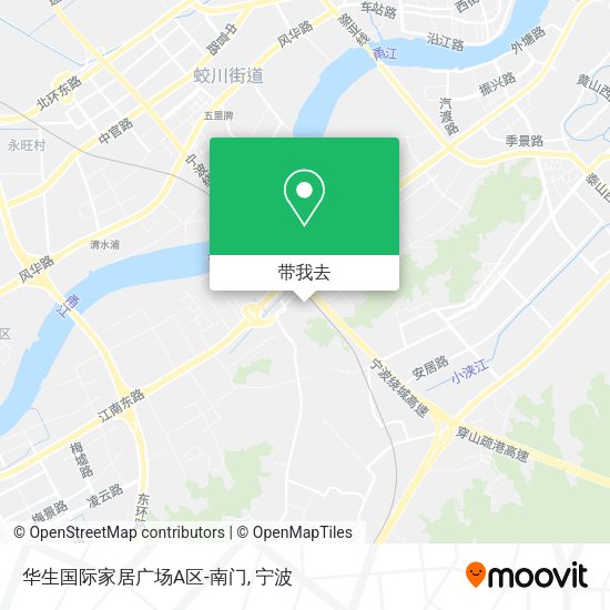 华生国际家居广场A区-南门地图