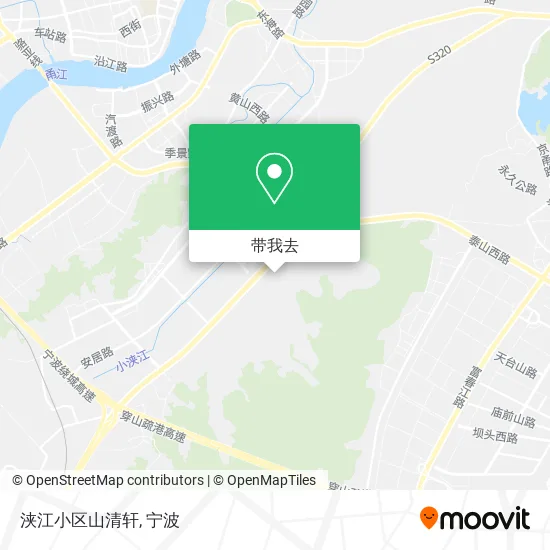 浃江小区山清轩地图