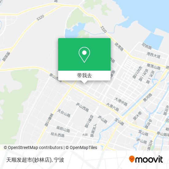 天顺发超市(妙林店)地图