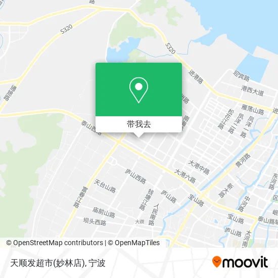 天顺发超市(妙林店)地图