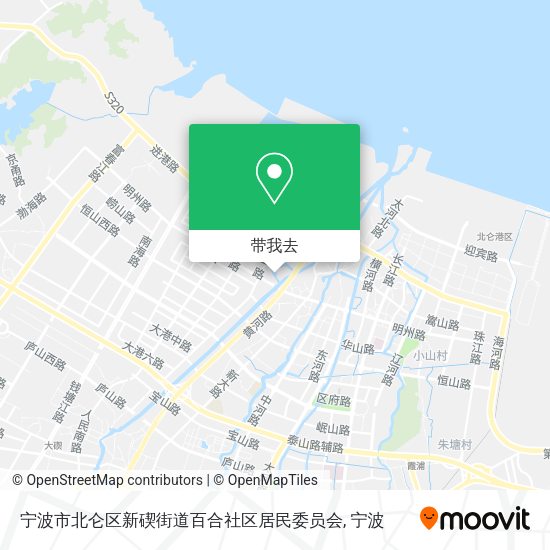 宁波市北仑区新碶街道百合社区居民委员会地图