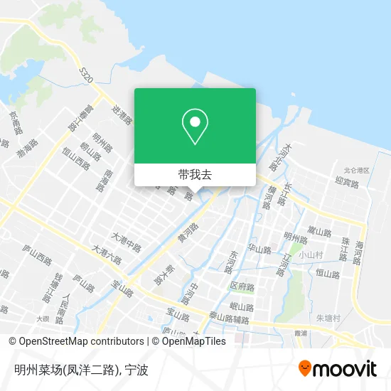 明州菜场(凤洋二路)地图