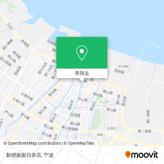 新碶振振日杂店地图