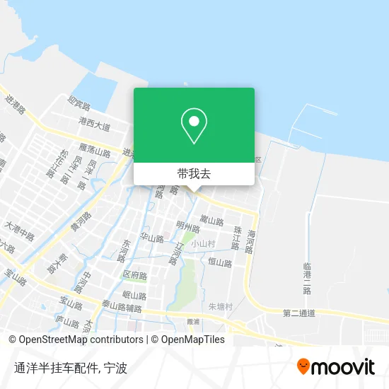 通洋半挂车配件地图