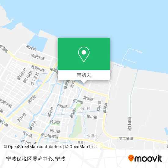 宁波保税区展览中心地图