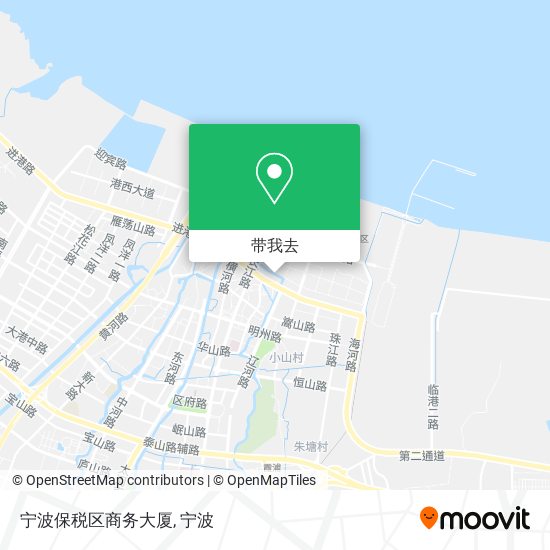 宁波保税区商务大厦地图