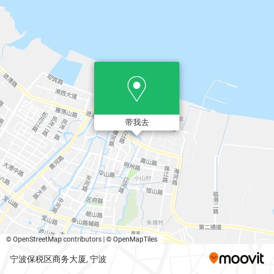 宁波保税区商务大厦地图