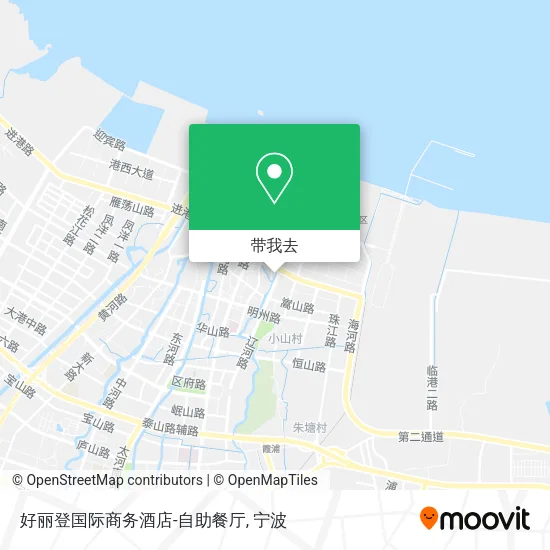 好丽登国际商务酒店-自助餐厅地图
