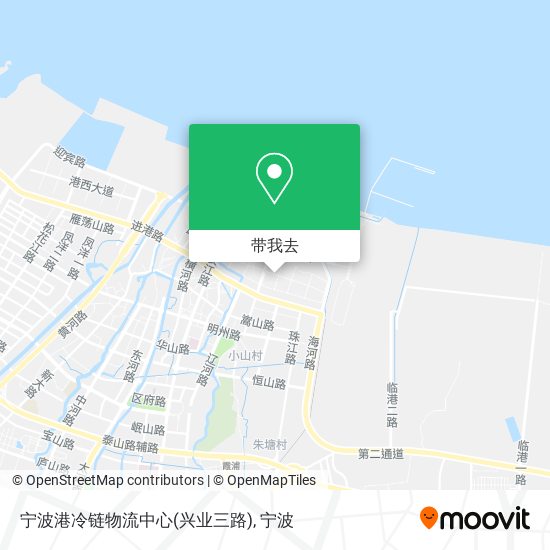 宁波港冷链物流中心(兴业三路)地图