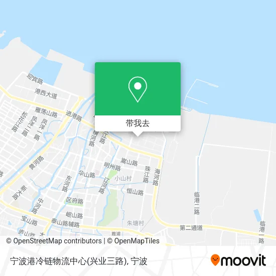 宁波港冷链物流中心(兴业三路)地图