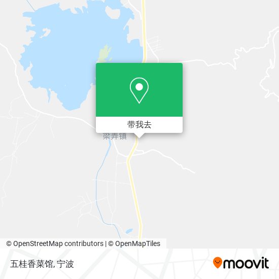 五桂香菜馆地图