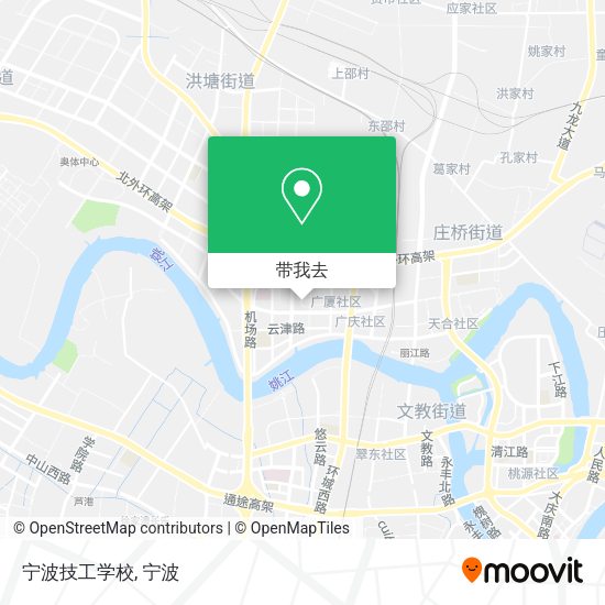 宁波技工学校地图