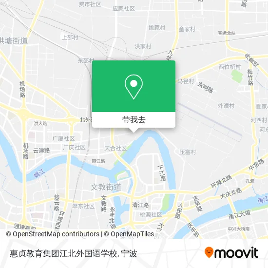 惠贞教育集团江北外国语学校地图