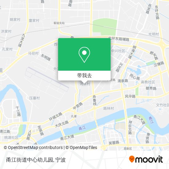 甬江街道中心幼儿园地图