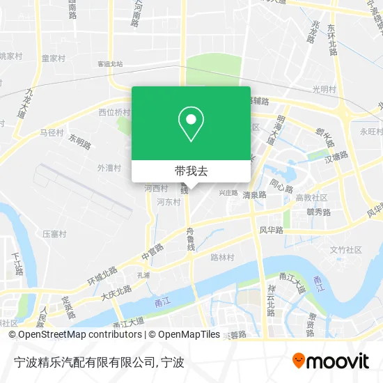 宁波精乐汽配有限有限公司地图