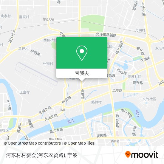 河东村村委会(河东农贸路)地图