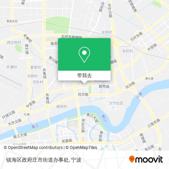 镇海区政府庄市街道办事处地图