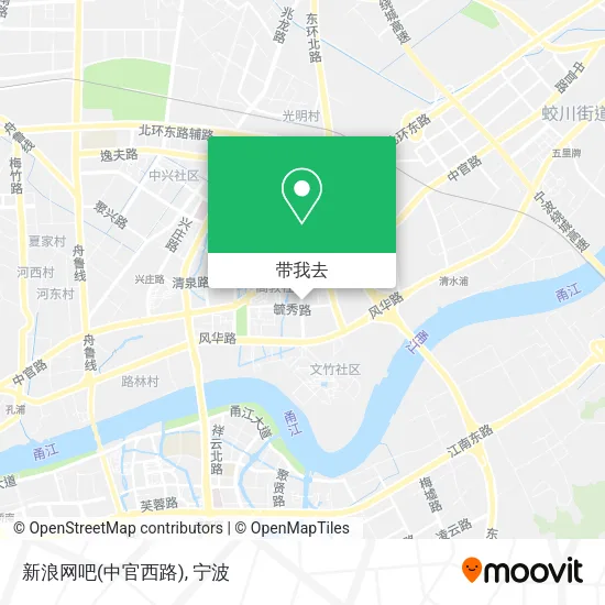 新浪网吧(中官西路)地图