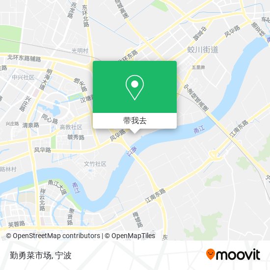 勤勇菜市场地图