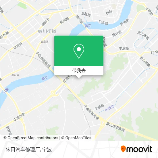 朱田汽车修理厂地图