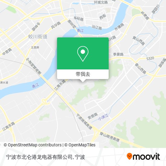 宁波市北仑港龙电器有限公司地图