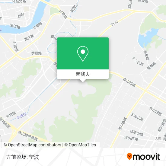 方前菜场地图