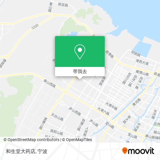 和生堂大药店地图