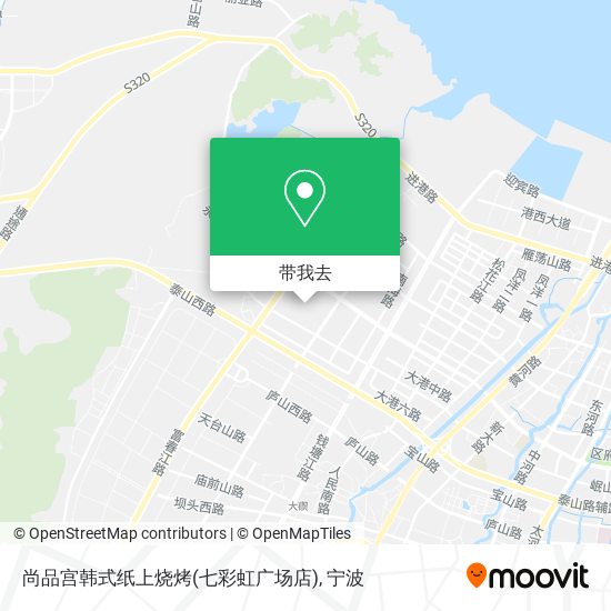 尚品宫韩式纸上烧烤(七彩虹广场店)地图