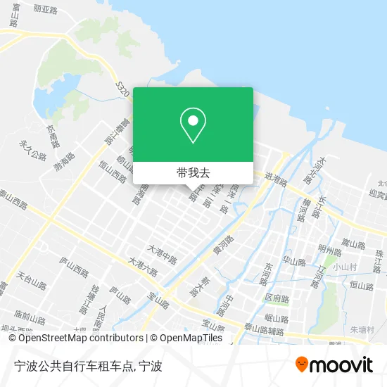 宁波公共自行车租车点地图