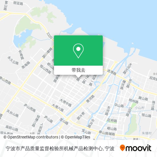 宁波市产品质量监督检验所机械产品检测中心地图