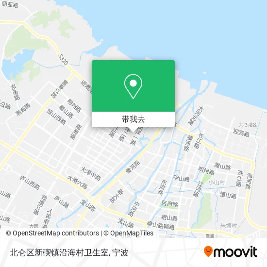 北仑区新碶镇沿海村卫生室地图