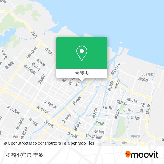 松鹤小宾馆地图