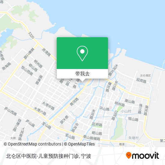 北仑区中医院-儿童预防接种门诊地图