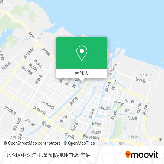 北仑区中医院-儿童预防接种门诊地图