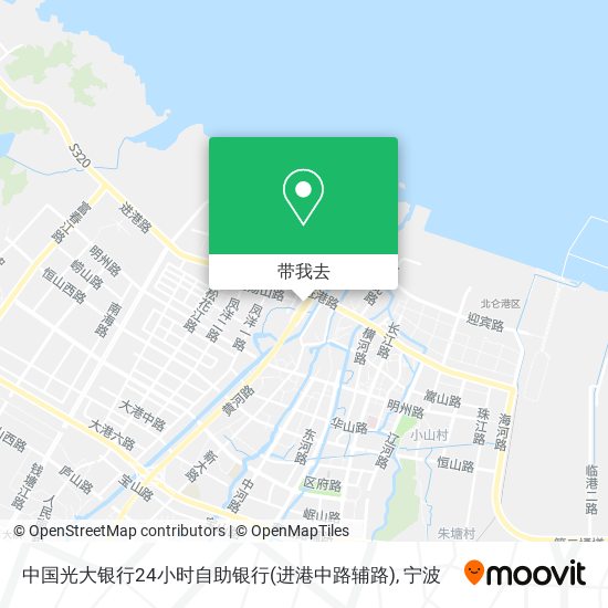 中国光大银行24小时自助银行(进港中路辅路)地图