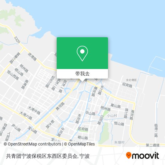 共青团宁波保税区东西区委员会地图