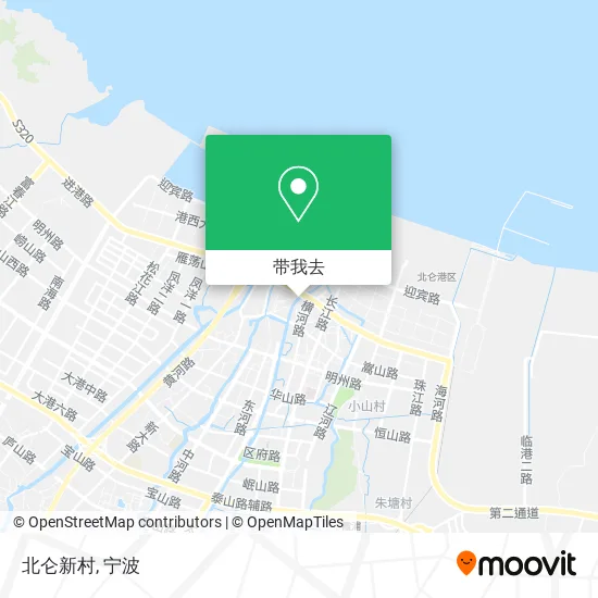 北仑新村地图