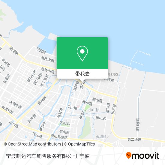 宁波凯运汽车销售服务有限公司地图