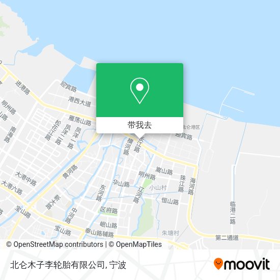 北仑木子李轮胎有限公司地图