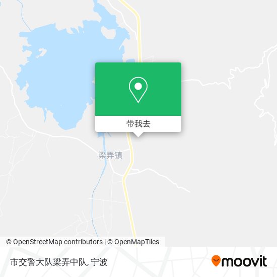 市交警大队梁弄中队地图