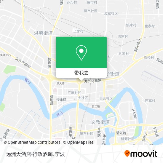 远洲大酒店-行政酒廊地图