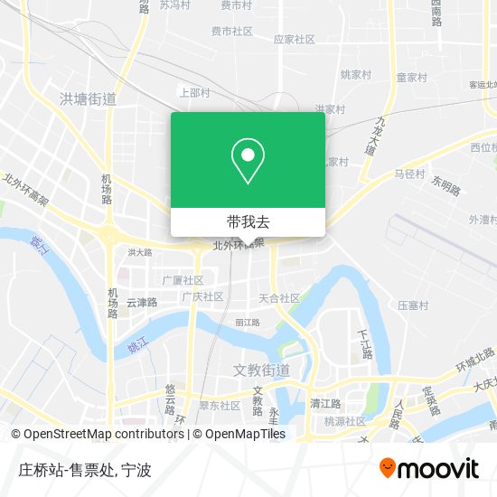 庄桥站-售票处地图