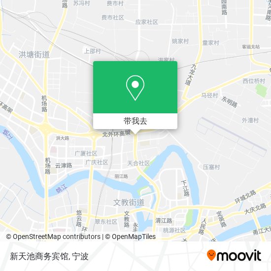 新天池商务宾馆地图