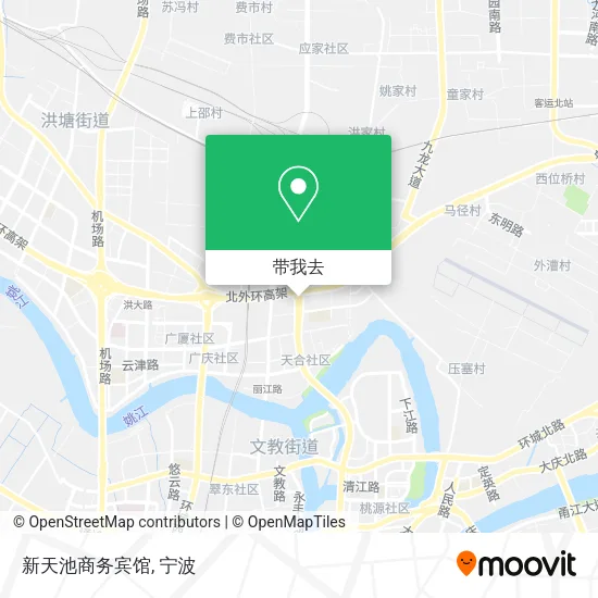 新天池商务宾馆地图
