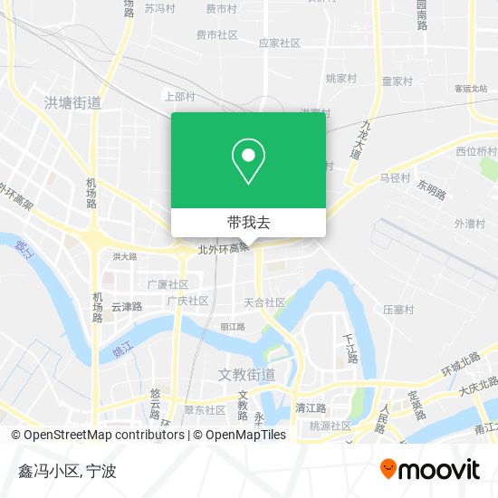 鑫冯小区地图